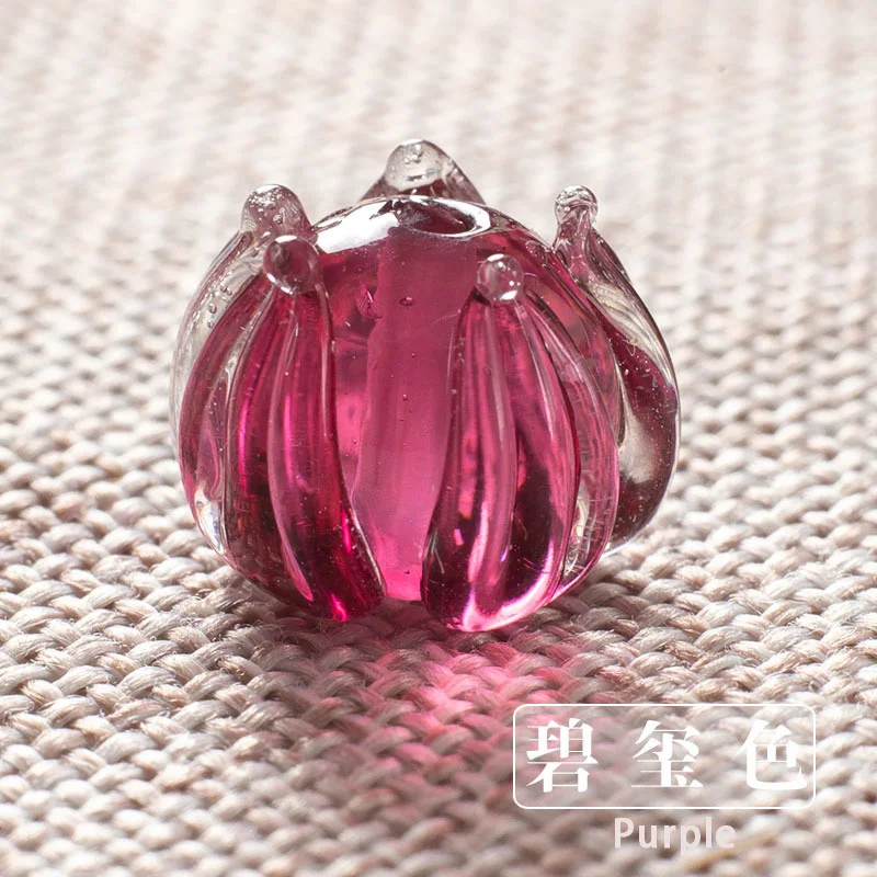 purple 10 шт. 12 мм* 10 мм чешские стеклянные цветочные бусины для серьги для изготовления ювелирных изделий шпилька ручной работы аксессуары для DIY - Цвет: purple