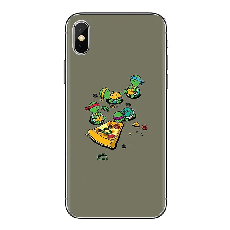 For Huawei Mate Honor 4C 5C 5X 6X 7 7A 7C 8 9 10 8C 8X 20 Lite Pro Small Turtles Eat Pizza Soft Transparent Cases Covers |