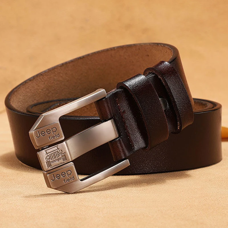 

Men Plus Size 130 140 150 160 170cm Belt Cowskin Famous Brand Luxury Designer Real Cow Genuine Leather Pin Buckle Strap Belts