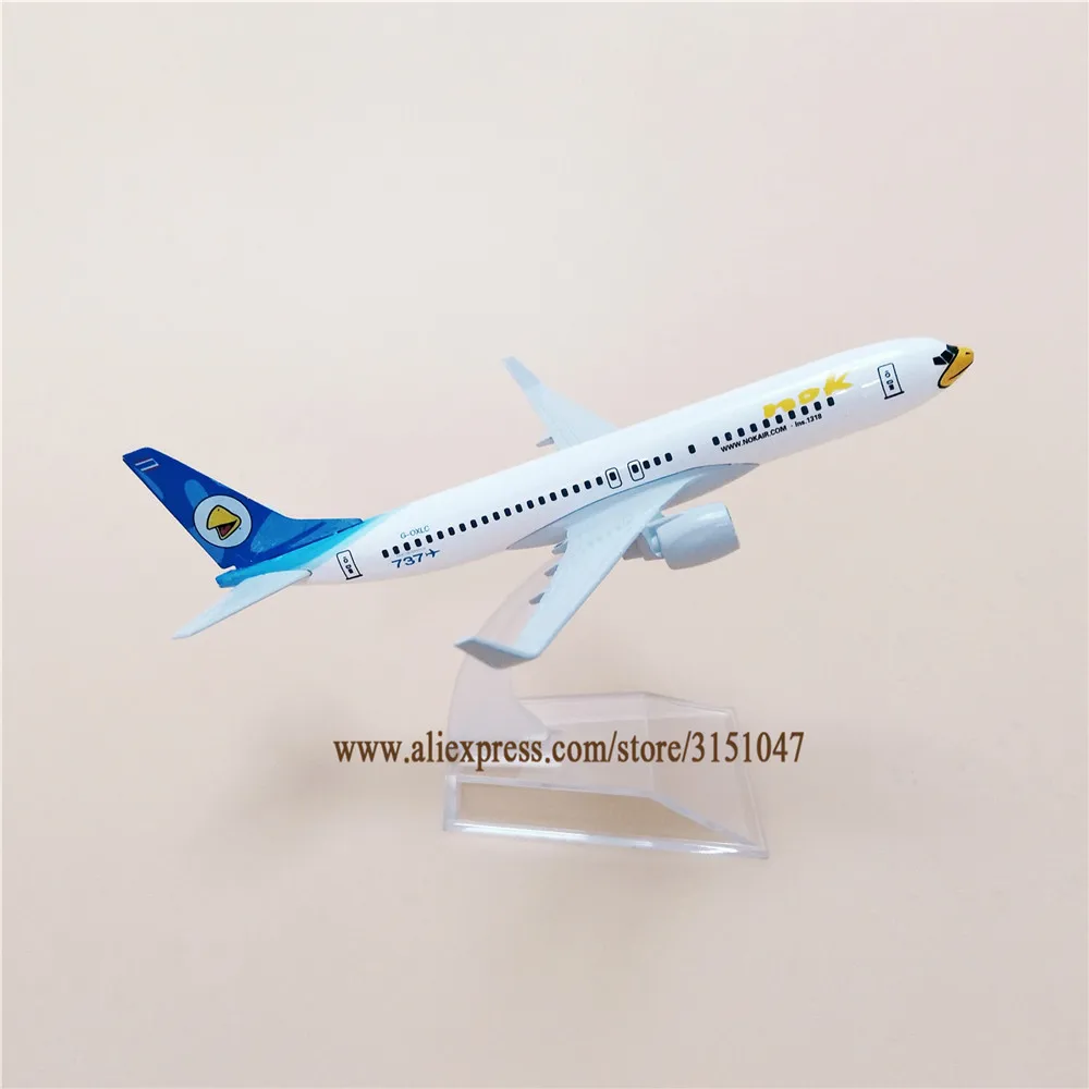 Белый тайский NOK эйр B737 Boeing 737 NOKAIR дыхательные пути модель самолета сплав металла