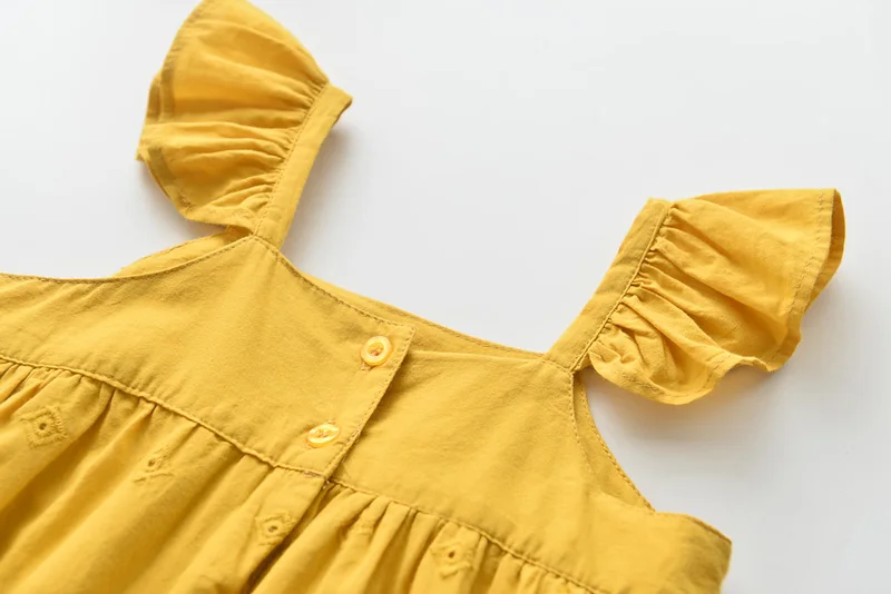 Платья для девочек LOVE DD &amp MM Новинка лета 2021 стильная одежда милое ажурное