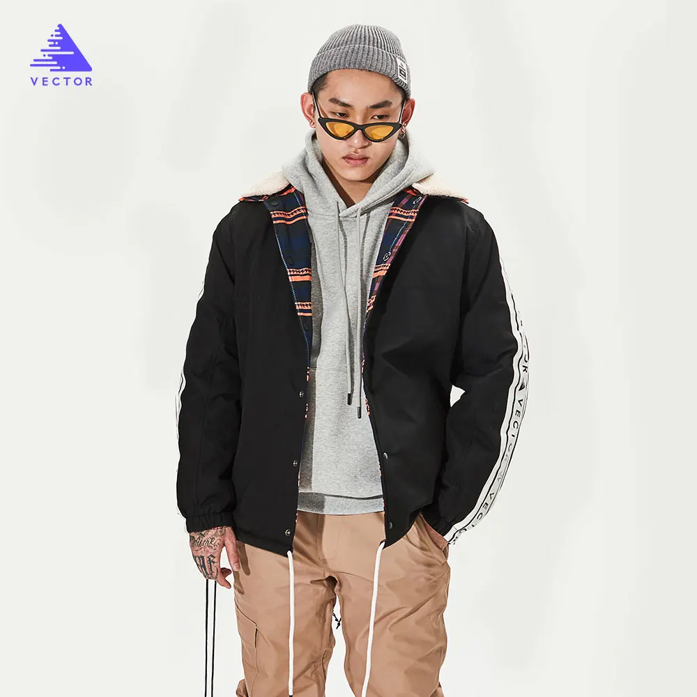Мужские и женские лыжные штаны VECTOR куртка Двусторонняя зимняя теплая