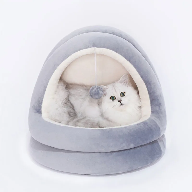 

2020 Лежанка для кошек и собак, домик для домашних животных, щенков, пещера, коврик для сна, Лежанка, Конура, товары для домашних животных, домик...