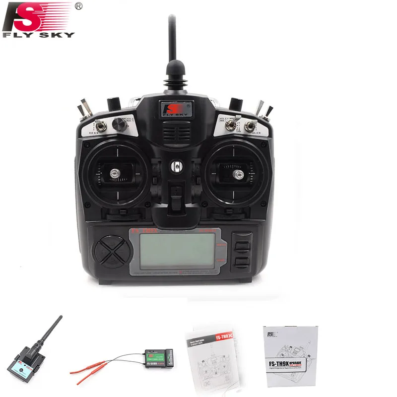 Передатчик Flysky FS TH9X 9 каналов 2 4 ГГц с приемником IA10B | Игрушки и хобби