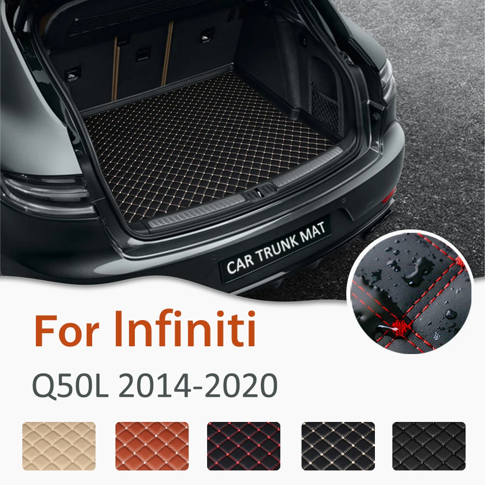 

for Infiniti Q50L 2014 2013 2014 2015 2016 2017 2018 2019 2020 Trunk Floor Mats Cargo Liner Boot Pad The Boot Mat Accessories
