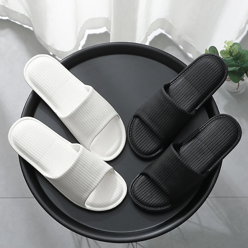 

New Women Flat Shoes Slippers Indoor Bathroom Slipper Soft Eva Anti-Slip Couples Home Floor Slides Ladies Summer Shoes