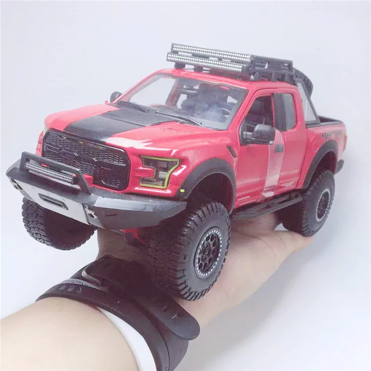 Высокое качество 1:24 Ford F150 звукосниматель Раптора сплава Модель автомобиля, коллекция моделирования и подарочный металлический внедорожный модель