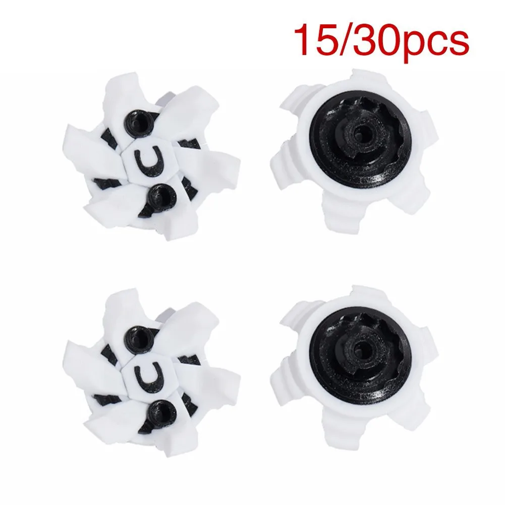 

15/30Pcs TPR Golf Shoes Soft Spikes Pins Fast Twist 3.0 Cleats Golf Shoes Club Non-slip Screw Pins For FootJoy Training Aids