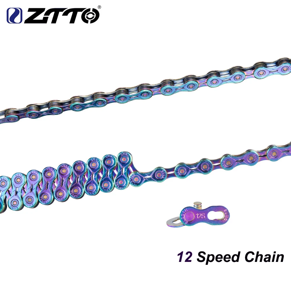 ZTTO MTB 12 Скорость цепочка SLR s Красочные дорожный велосипед Горный Сверхлегкий 126