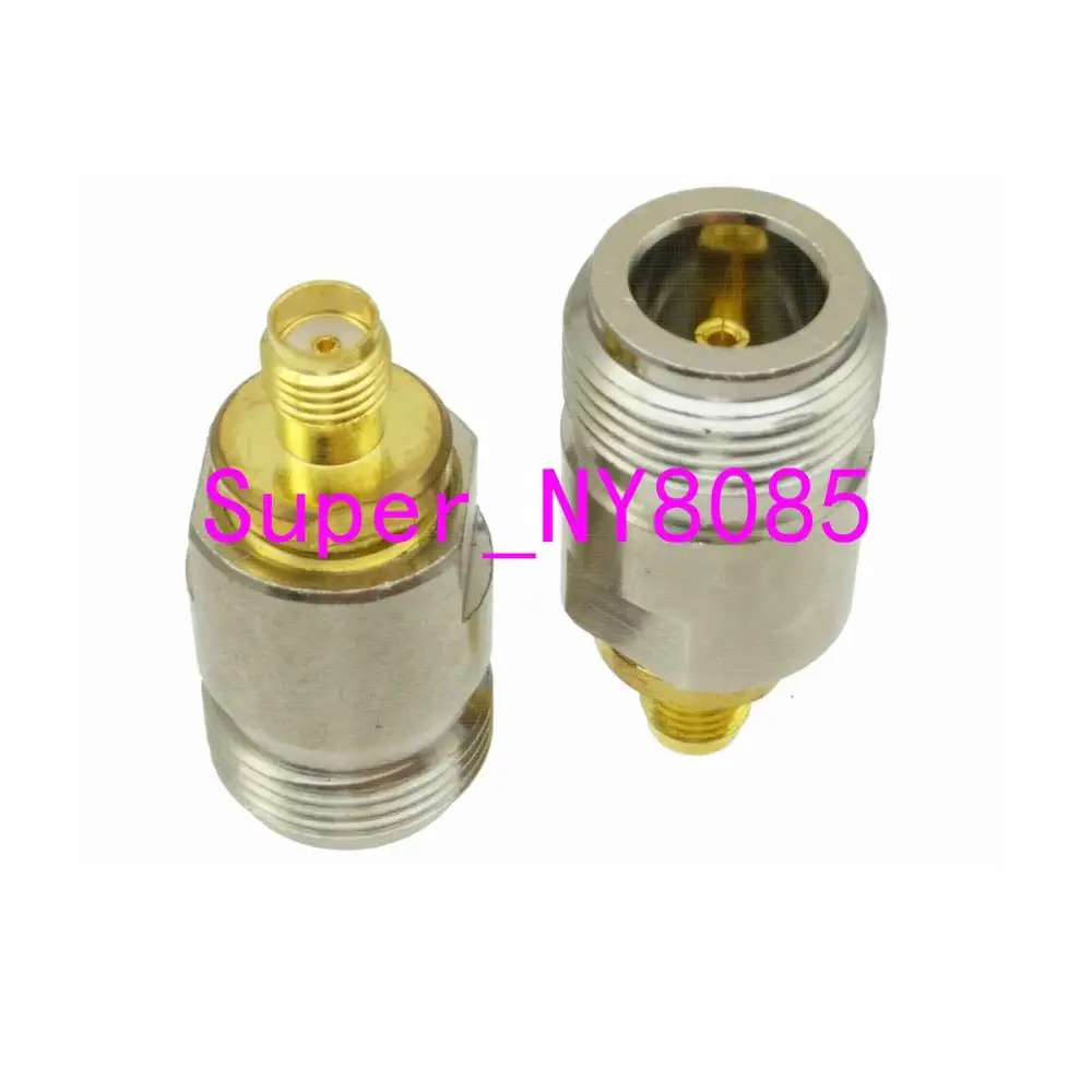 Адаптер N гнездовой разъем к гнездовому разъему SMA Прямой RF