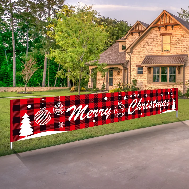 

2021 Santa Hanging Banners Merry Chirstmas Decoration for Home Chirstmas Ornaments Navidad Noel Decor New Year 2022 Confetti