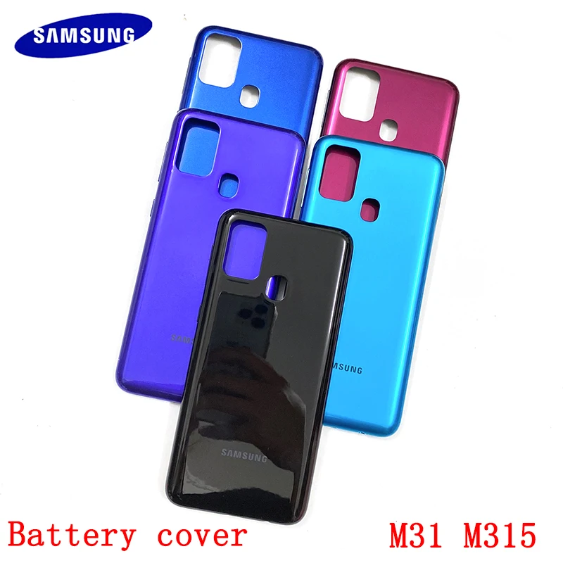 

Samsung Galaxy M31 Battery Case Cover Rear Door Housing Back Case For Samsung M31 M315 M315F Battery Cover Back Panel