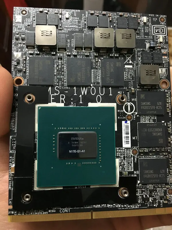 

Видеокарта GTX1060M, GTX 1060M, 6 ГБ, N17E-G1-A1, VGA, для ноутбуков MSI GT80, GT72, GT70, Dell Alienware M17X, R5, M18X, R3, HP, Clevo