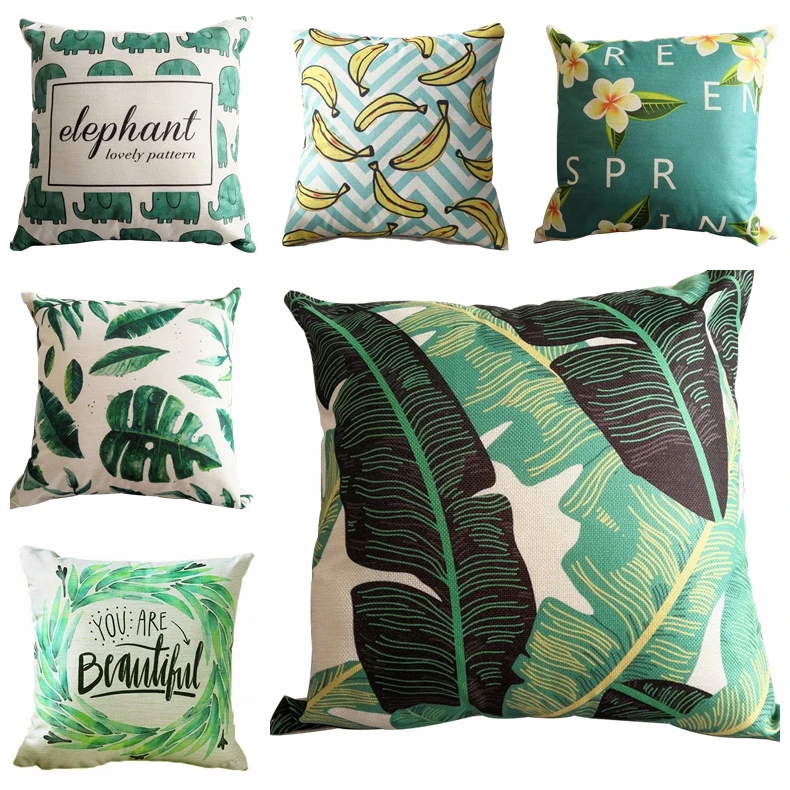 Чехол для подушки 45x45 см льняная наволочка обеденного стула офисное кресло