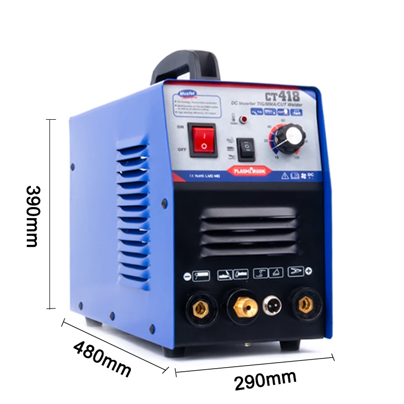 CT418 Inverter 220v Plasma Welding Machine 3 in 1 Cutter/TIG/MMA Argon Welder with Free Consumables | Инструменты