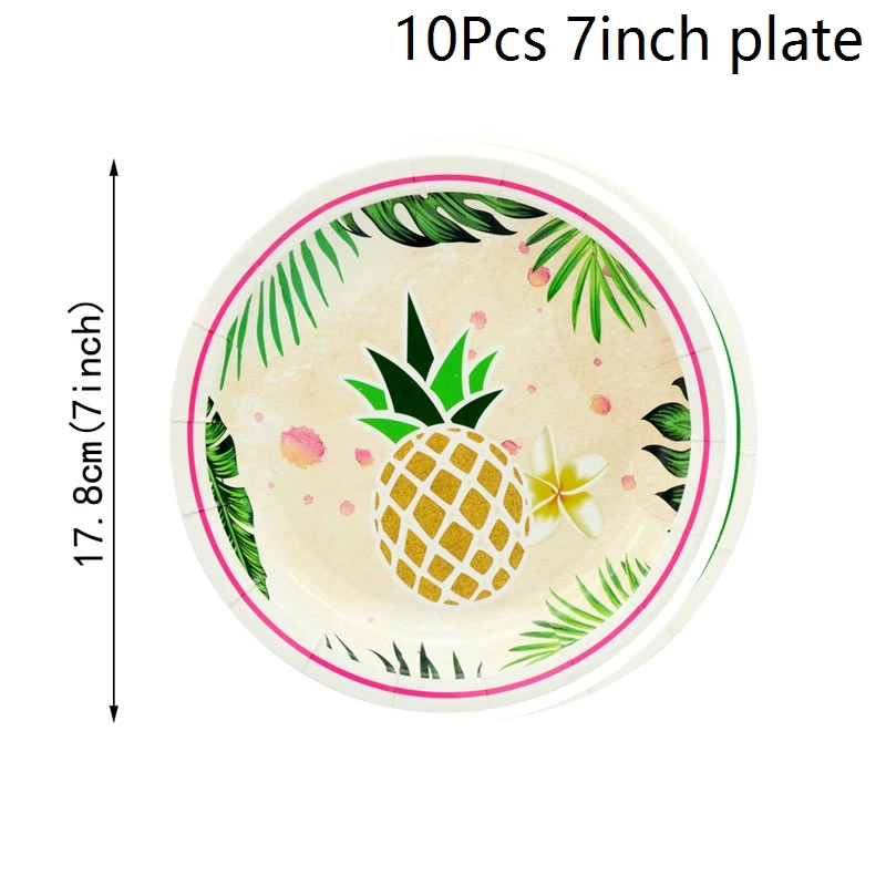 Гавайская тропическая для вечерние декоративная бумага вечеринок фламинго