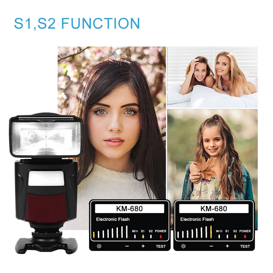 Беспроводная светодиодная вспысветильник MAMEN для камеры осветительный прибор