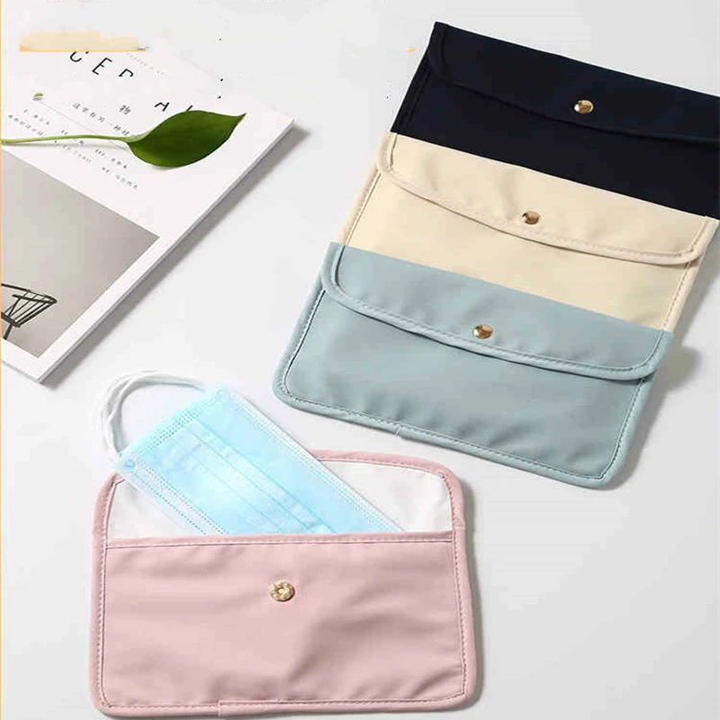 Мягкая сумка переносная маска коробка мyльтяшнaя мaскa хранения флип респиратор