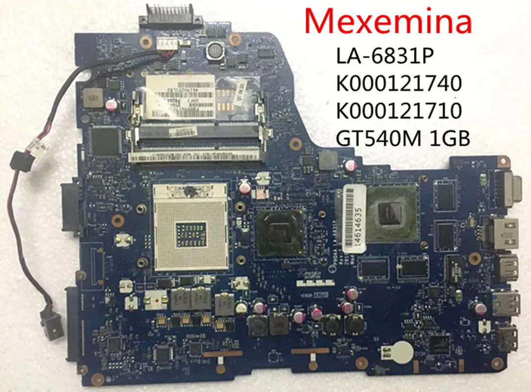 Материнская плата K000121740 K000121710 PHQAA LA 6831P для ноутбука TOSHIBA Satellite A660 A665 3D экран только