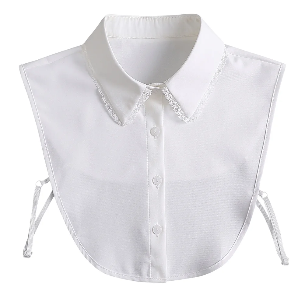 

1 Pc False Collar Shirt Fake Collar Chiffon White Clothes Collar Collar