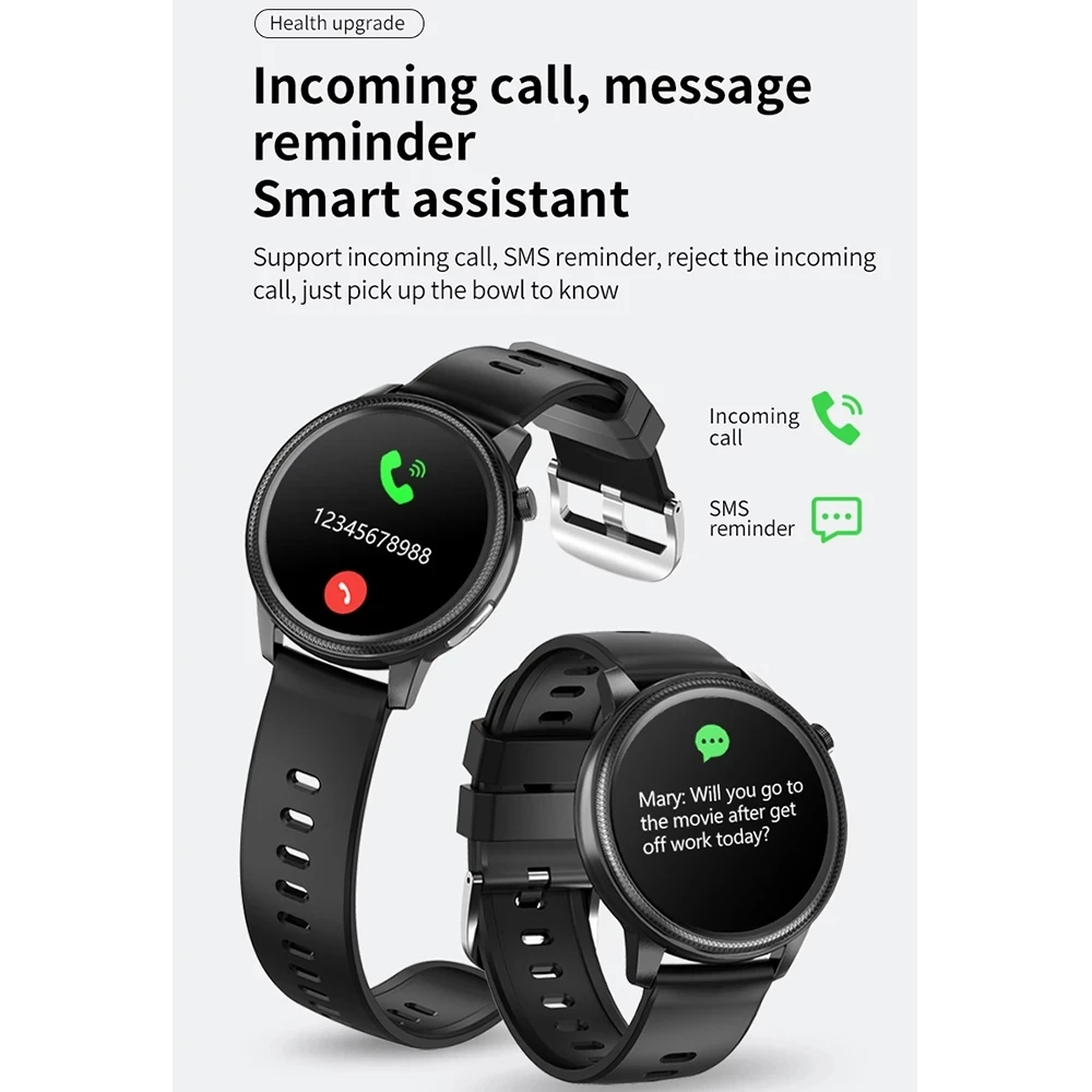 

OTTWN S31 Waterproof Smart Watch Multi-Sport Mode Fitness Tracker Smartwatch ECG+PGG Monitor Clock For Android IOS Phone