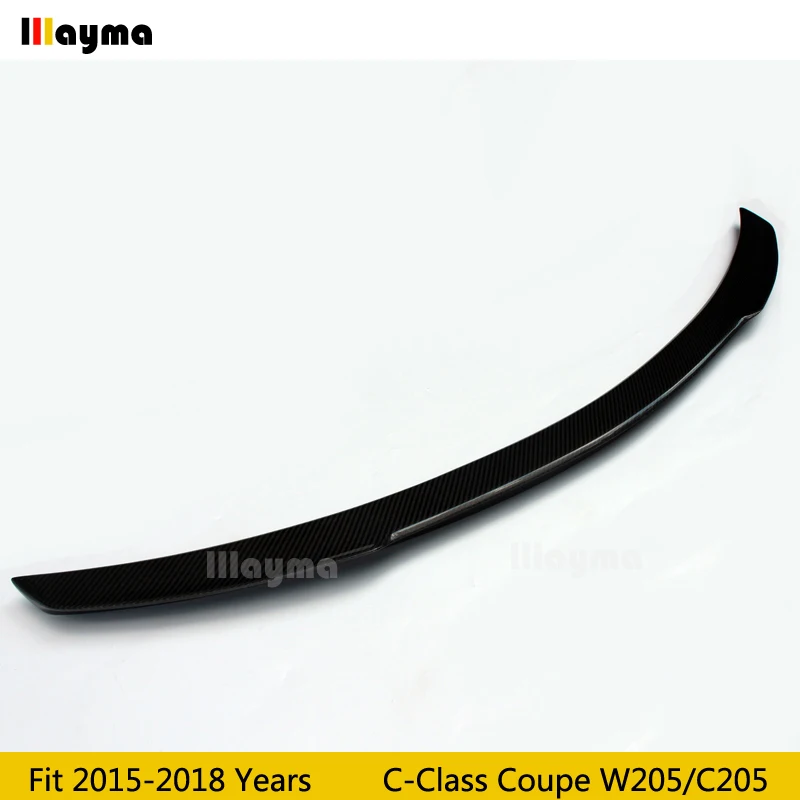 FD Стиль углеродного волокна задний спойлер на багажник для Benz C class C180 C220 C250 2 купе
