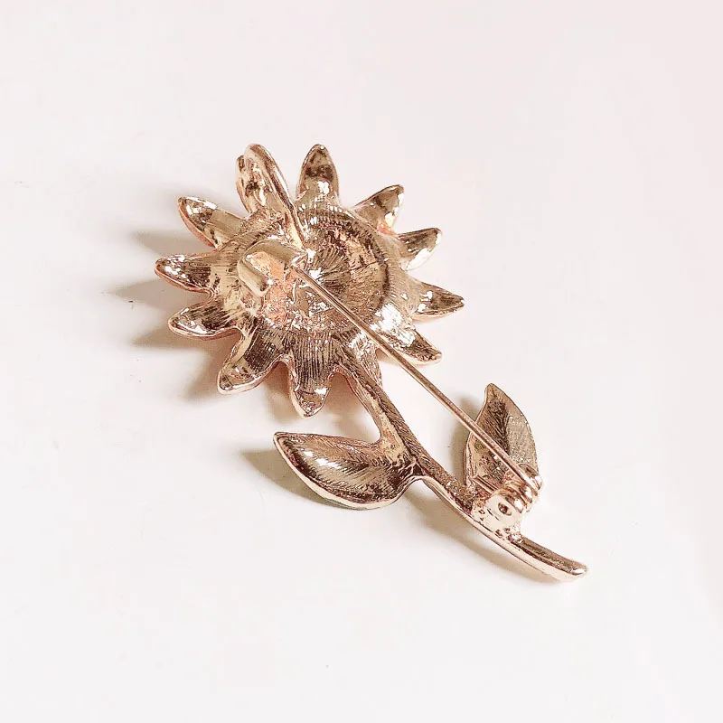 KingDeng Sunflower Brooches for Women Accessories Enamel Pins Kids Jewelry Cute Pin Trendy Lapel Fashion Gifts Men | Украшения и
