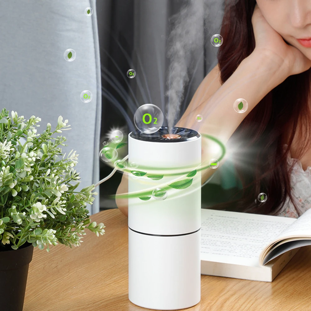 

Practical Air Humidifier Negative Ion Aroma Diffuser LED Light USB Charging Home Office Car Air Purifier Tools