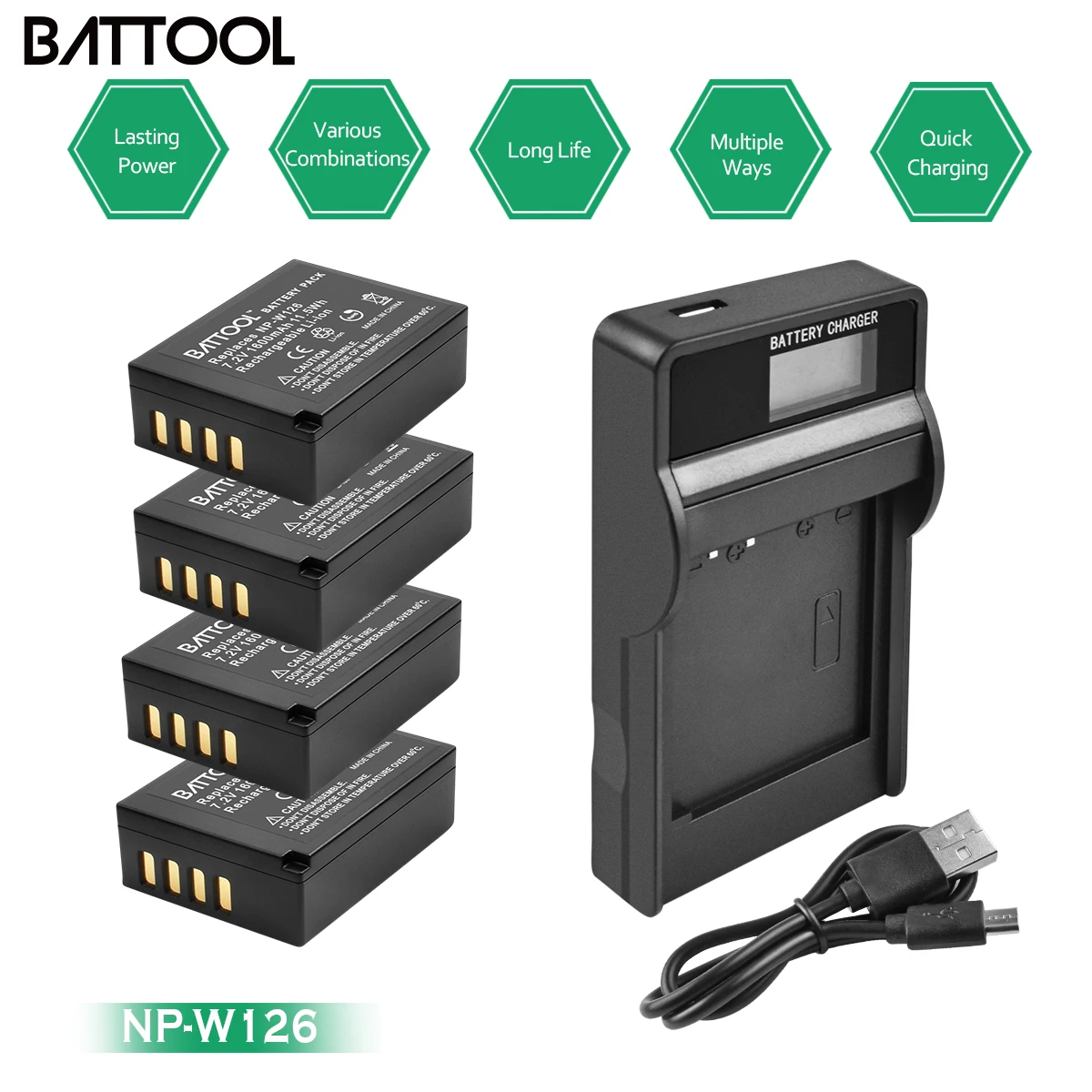 Батареи batcool 1400 мАч NP W126 NPW126 для Fujifilm Fuji X Pro1 XPro1 T1 XT1 HS30EXR HS33EXR X|Цифровые