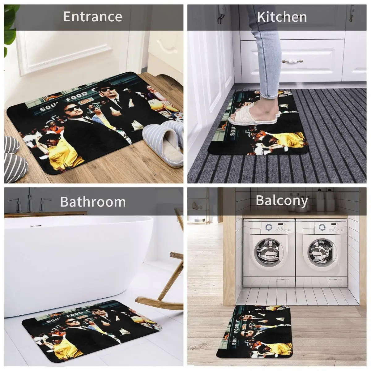 Напольный коврик из полиэстера для ванной кухни гостиной 40*60 | Дом и сад