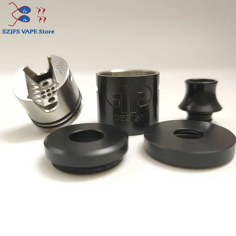 QP дизайн Nio RDA верхний впускной воздушный поток Регулируемая Одиночная катушка 22