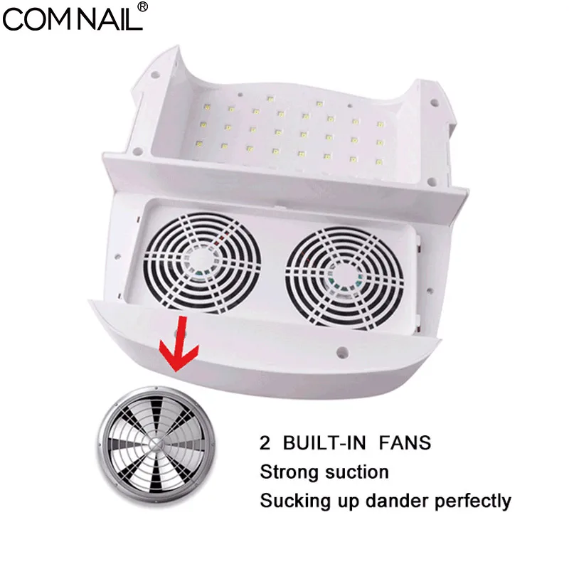 Лампа для маникюра и пылесос 2-в-1 120 Вт с 2 мощными вентиляторами 42 светодиодами |