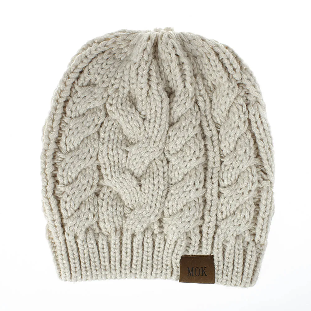 Зима женский хвостик грязная шапка Beanie Шапка мягкая вязаная теплая Осенняя уличная Спортивная повседневная шапка куполообразная вязаный головной убор