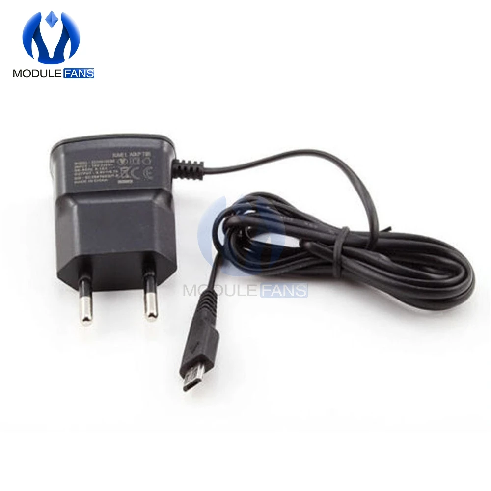 Штепсельная Вилка европейского стандарта 5 В быстрая зарядка Micro USB зарядное