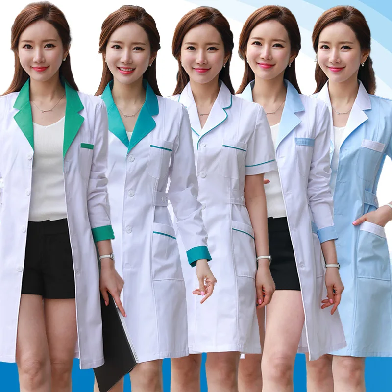 Униформа для салона красоты легкая хлопковая лабораторная с принтом животных и
