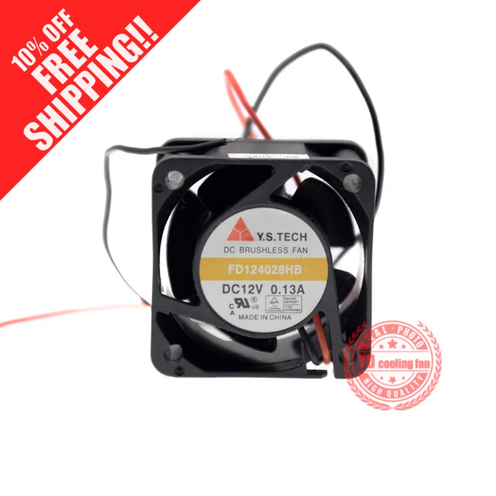 НОВЫЙ Y. S. TECH FD124028HB 4028 12В 0.13A 4 см 1U Вентилятор охлаждения сервера|1u server cooling fan|cooling