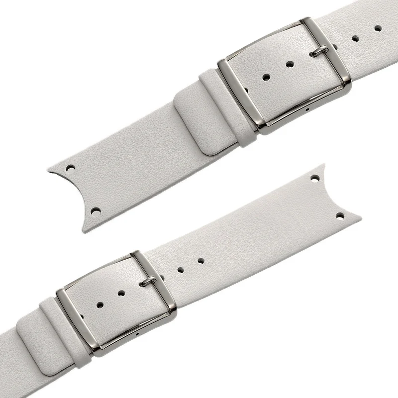 MAIKES Good Quality Genuine Leather Watch Strap Band Accessories fashion Black Watchbands For CK Calvin Klein KOH23100 KOV231