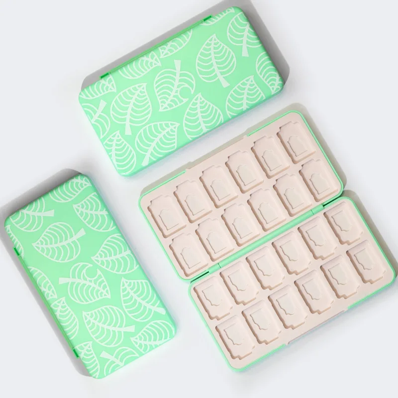 Новинка 24 в 1 чехол для хранения игровых карт Nintendo Switch магнитный 3D силиконовый