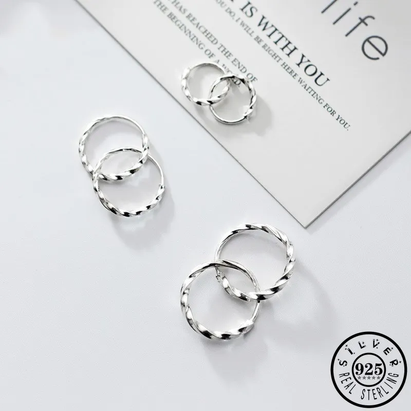 

Серьги-кольца женские, из серебра 925 пробы