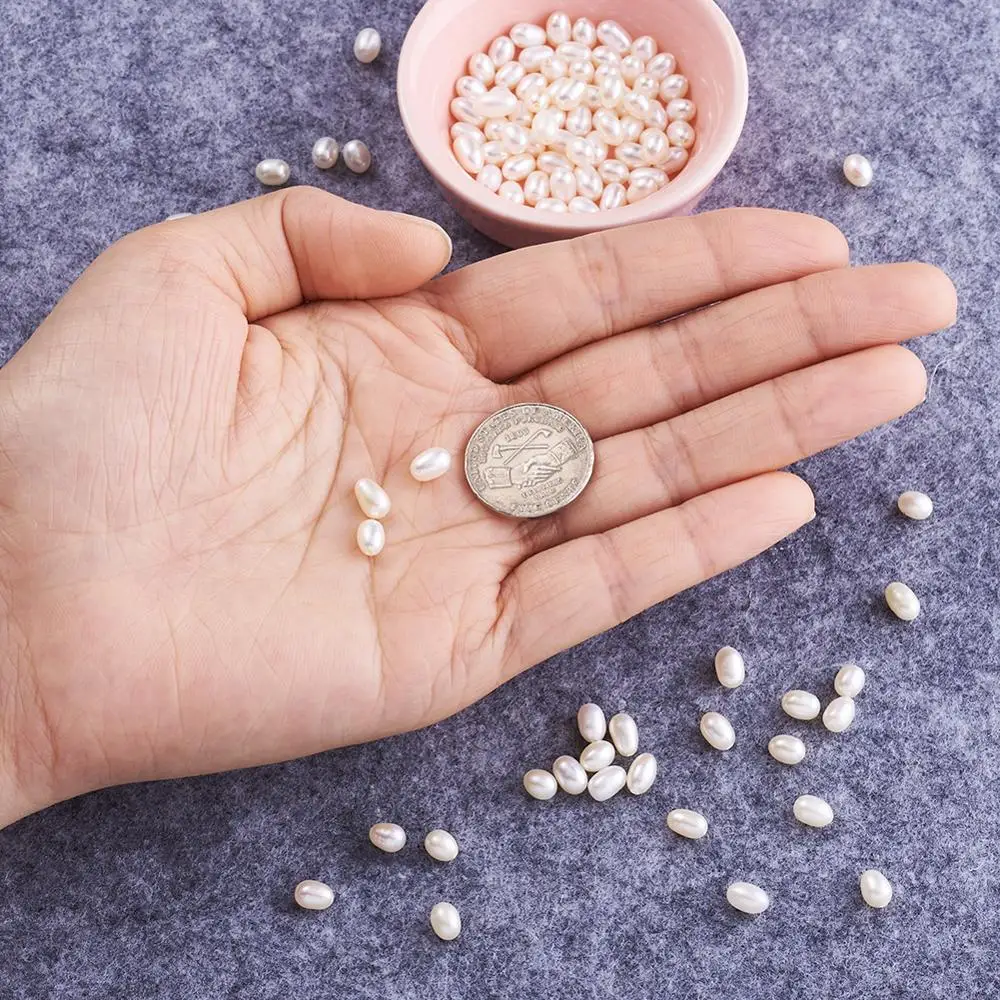 100 шт. натуральный пресноводный жемчуг бусины половина просверленное отверстие