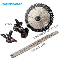 free delivery sensah mtb sram 12 speed shimano deore xt m8000 m9100 groupset mountainbike 1x12 speed 52t bicycle derailleur