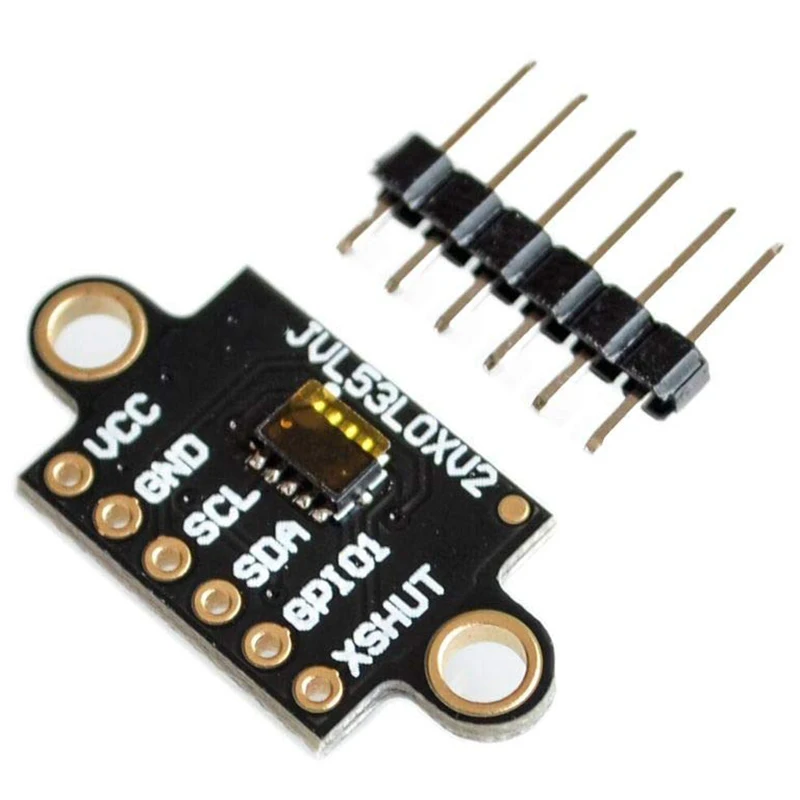 

2Pcs VL53L0X Ranging Sensor Time-Of-Flight Flight Distance Measurement Sensor Module Breakout 940Nm GY-VL53L0XV2 I2C