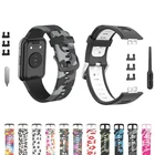 Ремешок Камуфляжный для Huawei Watch Fit, силиконовый браслет для смарт-часов, с принтом, двухцветный браслет с инструментом, 22 мм