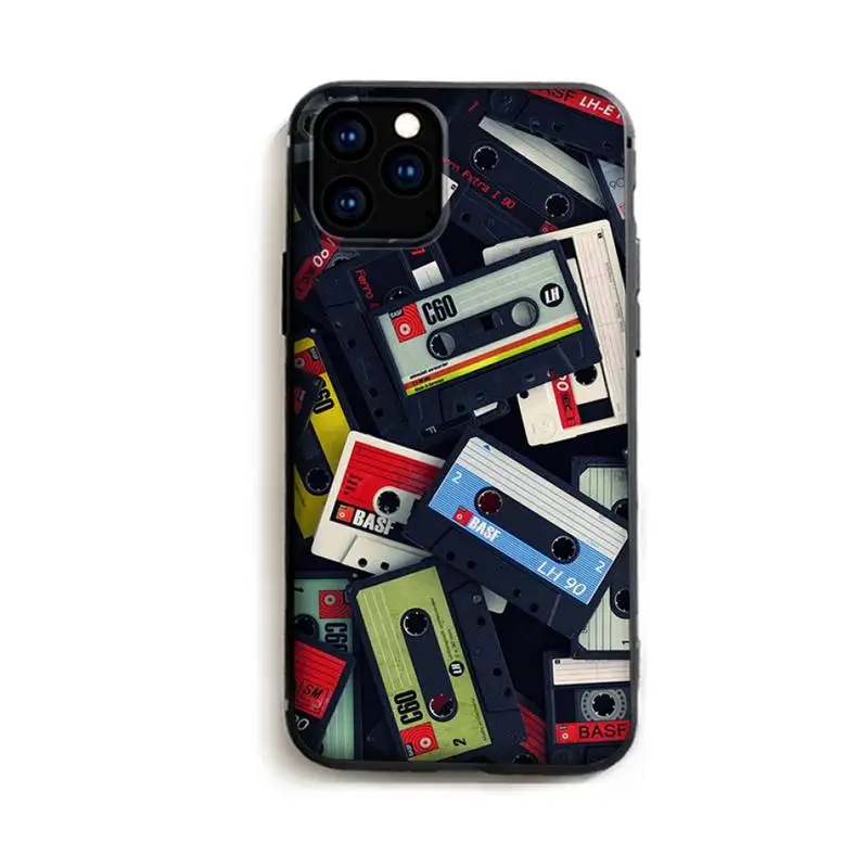 

Retro Style Vintage Cassette Tape Phone Case for iPhone 11 12 Pro mini pro XS MAX 8 7 6 6S Plus X 5S SE 2020 XR phone case