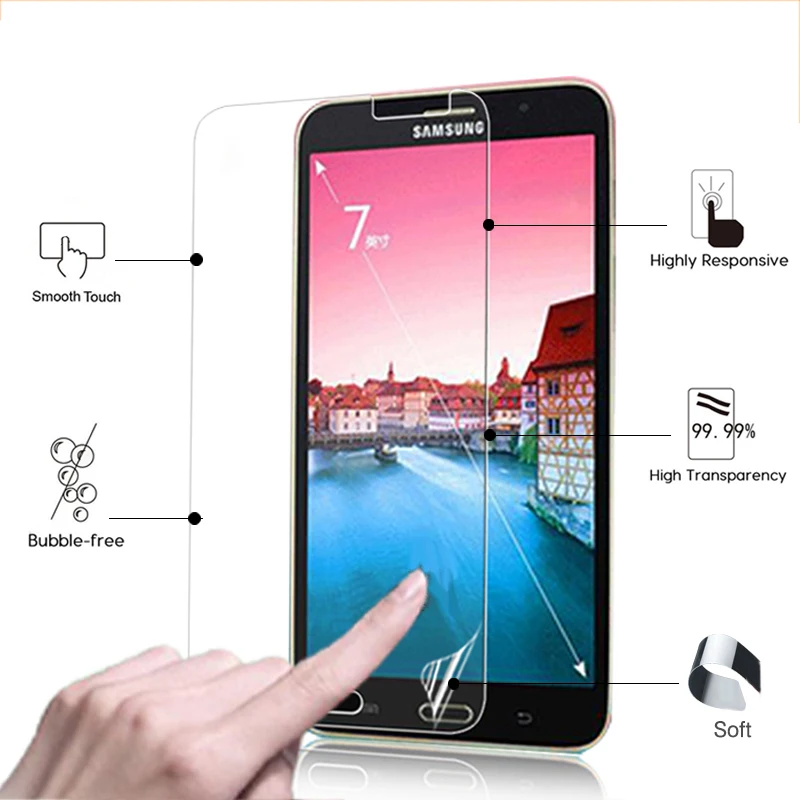 

Глянцевая Защитная пленка для ЖК-экрана HD для Samsung Galaxy Tab Q T2558 T2519 T2556, 7,0 дюйма, защитные пленки для переднего экрана с высокой прозрачностью