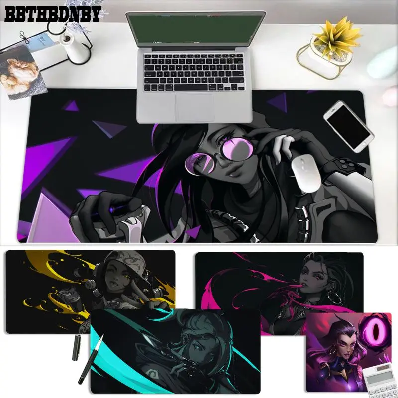 

BBTHBDNBY Valorant Your Own Mats Large Mouse pad PC Computer mat Size for Deak Mat for overwatch/cs go/world of warcraft