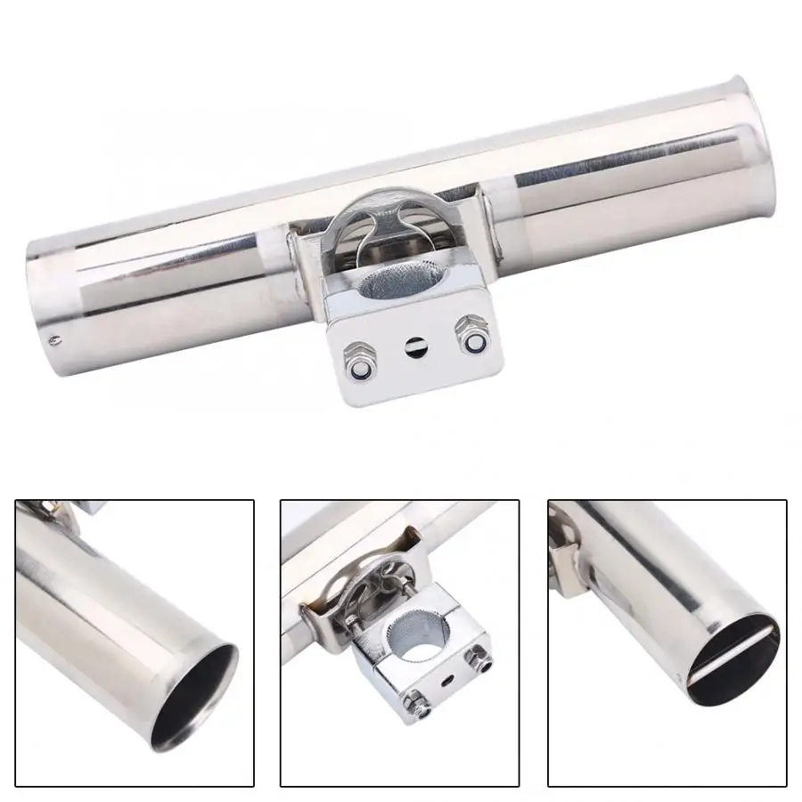 

Quality Stainless steel Fishing Support Rod Holder Bracket Kayaking Yacht Fishing Tackle Tool 360 Degrees Rotatable for Boats