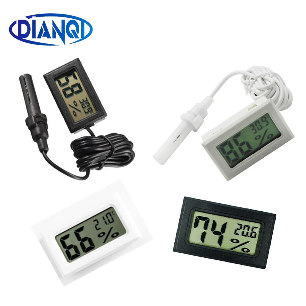 

1 шт., мини-термометр с цифровым ЖК-дисплеем