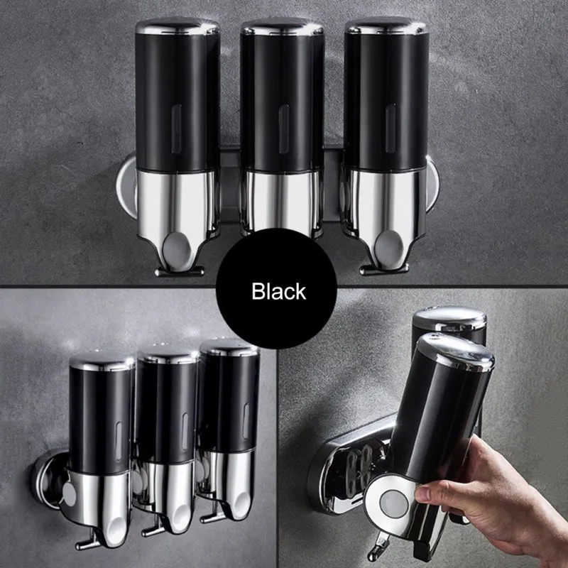 500/1000/1500Ml Liquid Soap Dispenser Wall Mount Bathroom Accessories Plastic Detergent Shampoo Dispensers Kitchen Soap Bottle
