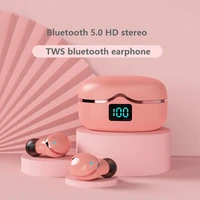 mini bluetooth earphones tws wireless headphones in ear touch control wireless earbuds noise cancelling headset with microphone